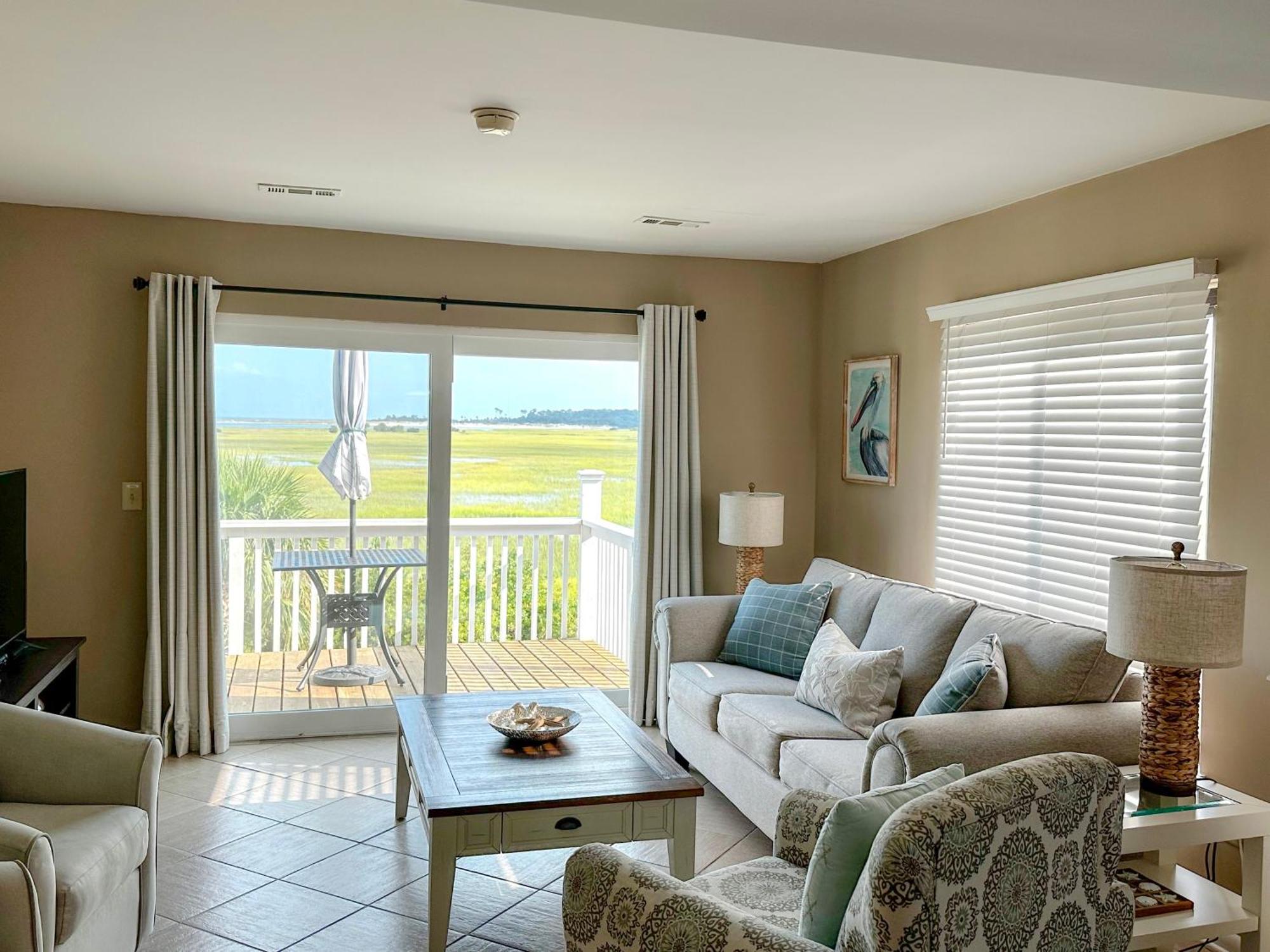 Panoramic Marsh And Ocean Views. Steps To Beach And Pool. Harbor Island Exterior foto